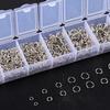 1500 Federringe Schlüsselringe für DIY Schmuck