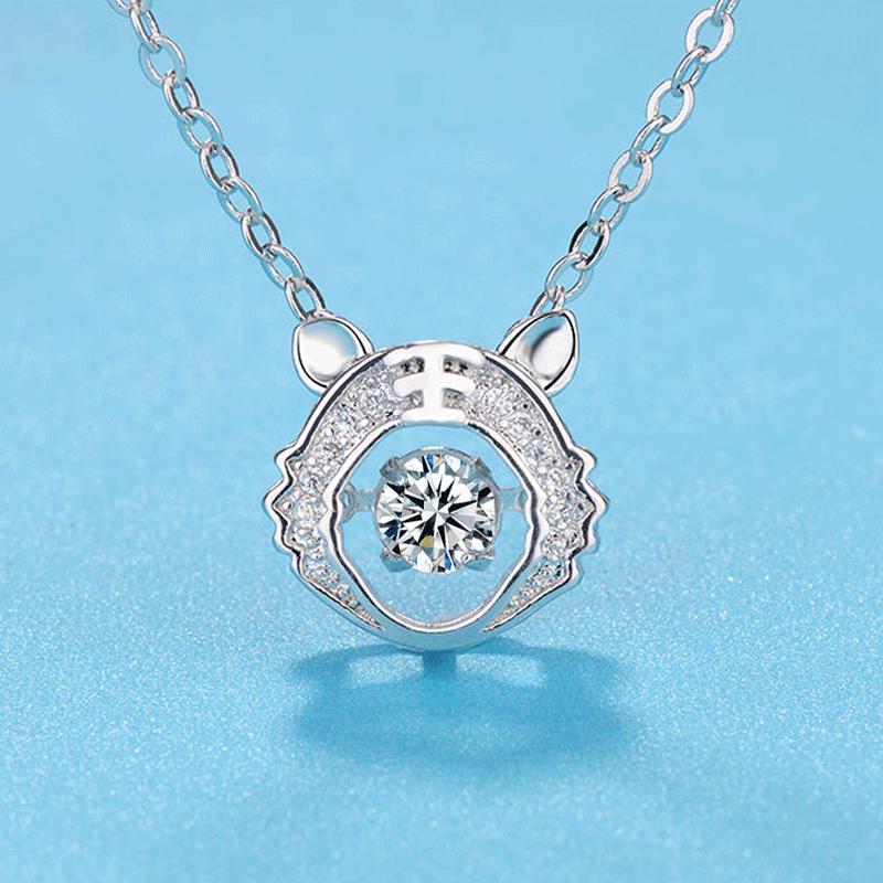 Vivid Chinese Zodiac Pendant Necklace For Women Girlfriend Holiday Gift Delicate Clavicle Chain Jewelry Accessory
