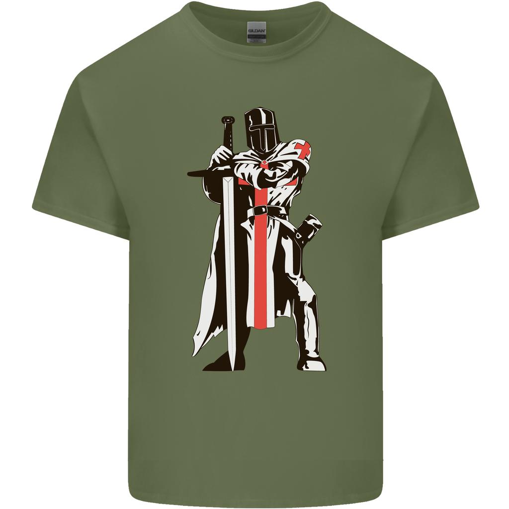 St Georges Day Knights Templar Sword Unisexs Light Cotton Tshirt
