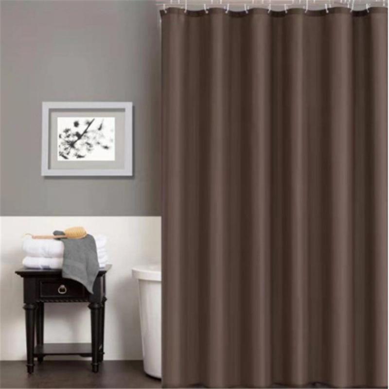 180*180cm Solid Color PEVA Bathroom Waterproof Mildew Proof Fabric Partition Curtain Shower Curtain Home Decor