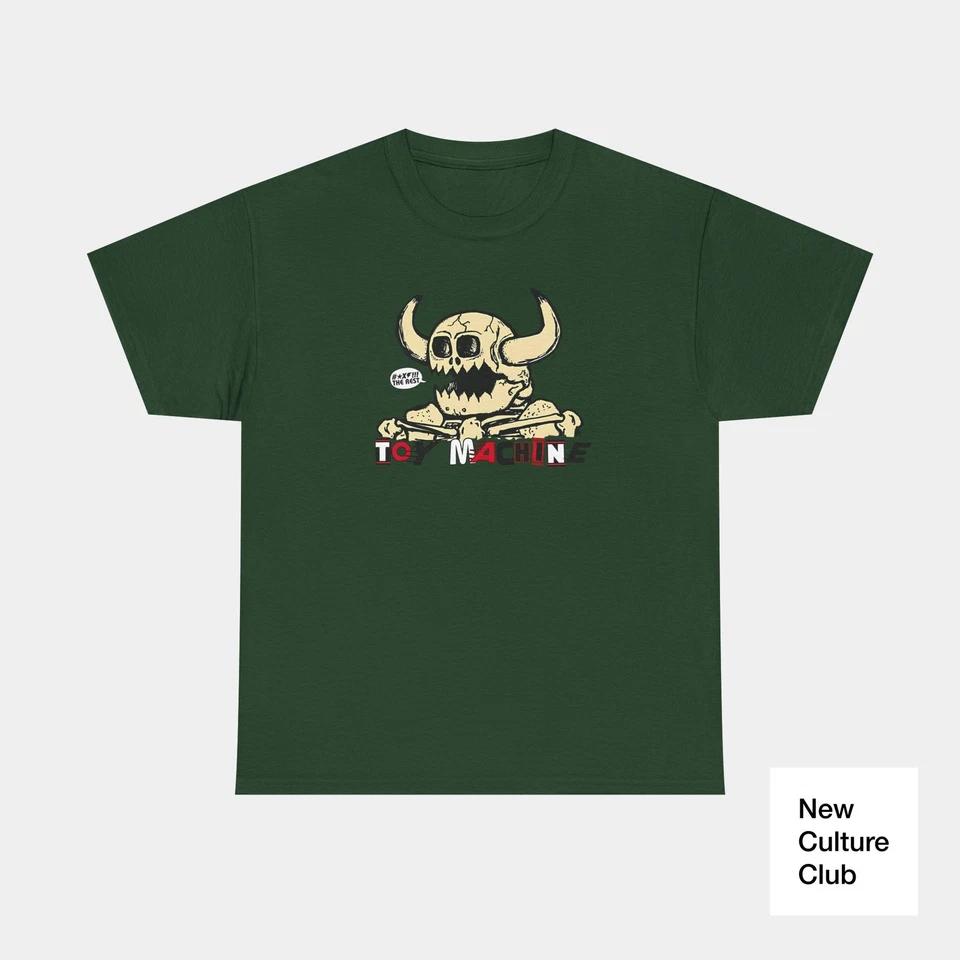 Toy Machine the Rest! Skull Classic Skateboarding T Shirt Print 4