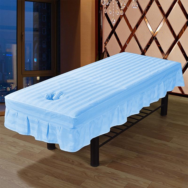 SPA Treatment Massage Table Bed Cover Physiotherapy Beauty Salon Mattress Sheet With Face Hole Bedspread Cover Bed Sheet