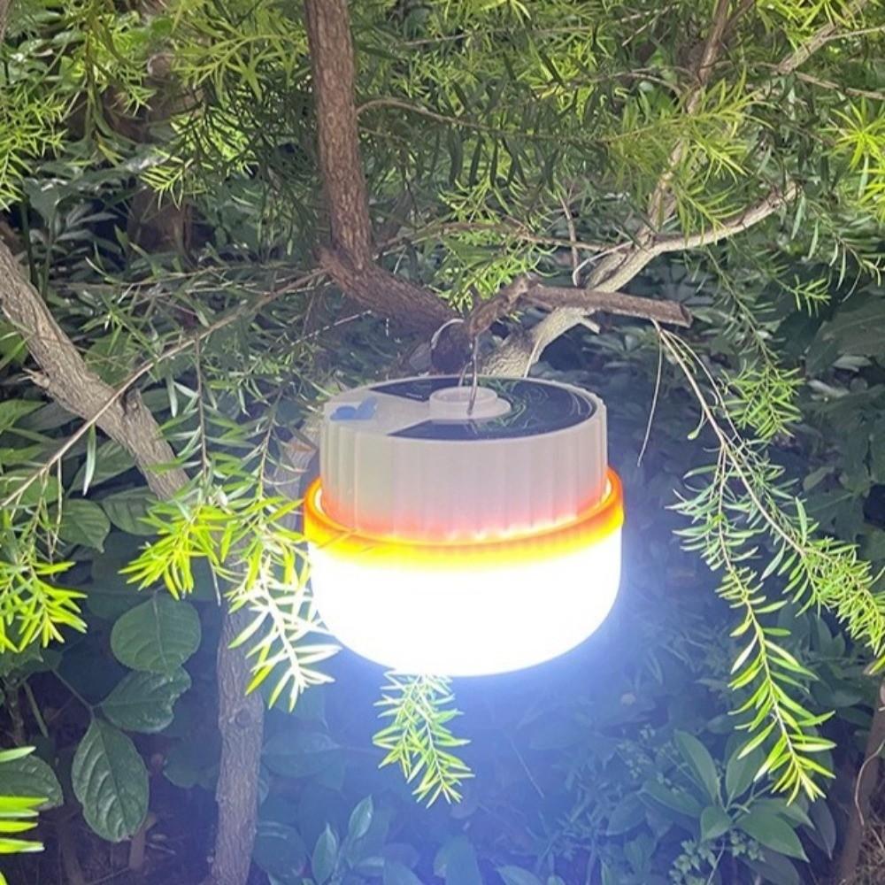 Solar-Powered Portable Lanterns LED Lighting Tent Lights Multi-Purpose Emergency Lights  Barbecue