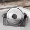 Suction Cup Corners Sink Organizers With Drainage Holes ABS Kitchen Bathroom Storage Shelf Easy Installation