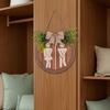 Massivholz Badezimmer Wandkunst Holz Toilettenschild, Herren und Damen Toilette Geschlechtsneutrales Schild Runde Rustikale Bauernhaus Hängeschild für Waschraum