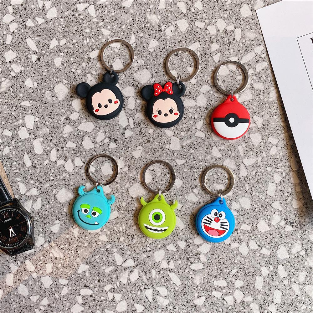 Cute Cartoon Mouse Silicone Protective Cover for Apple Airtag Tracker