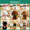Corgi Plush Toy With Pp Cotton Filling Soft Short Fur Stuffed Animal For Kids Gift
