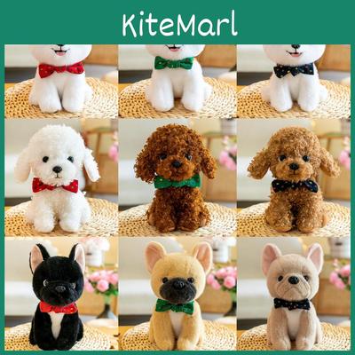 Corgi Plush Toy With Pp Cotton Filling Soft Short Fur Stuffed Animal For Kids Gift
