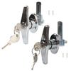 2 Units Universal T Type Locking Handles With Anti Loosening Nuts Ideal For Replacement On Trailers And Boats