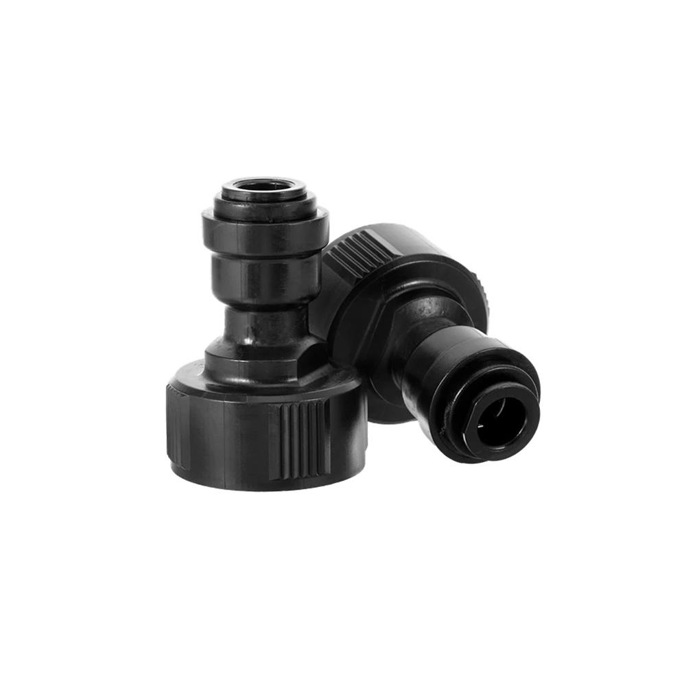 

2Pcs 3/4 Female Thread to 8mm Faucet Quick Joints with Mesh Filter Garden Misting Spray Irrigation Quick Hose Tap Adaptor