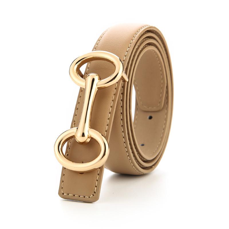 

Vintage Womens Leather Belt With Alloy Buckle For Casual Jeans And Dress Styling StyleO