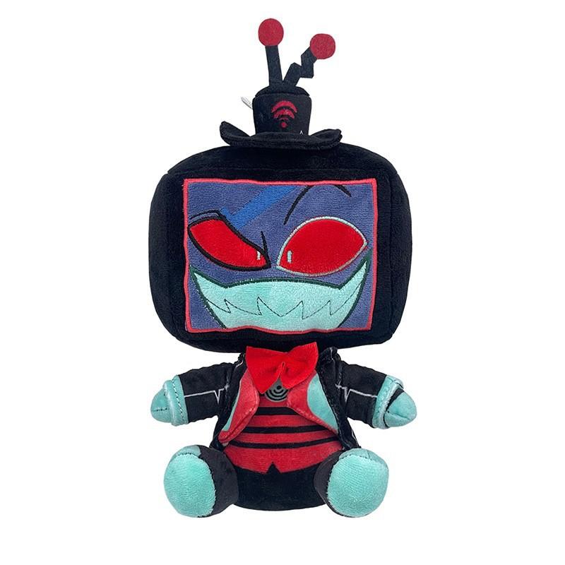 New Product: Hazbin Hotel Evil Boss Surrounding Dolls, Hell Inn Clown Plush Toys чёрный