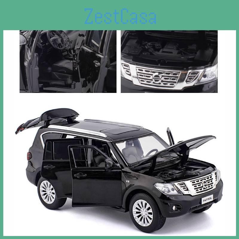 Alloy Patrol Simulation Sedan Model Toy With Sound And Light Functions