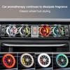 Car Vent Clip Scent Clips For Vents Rotating Car Air Freshener Wheel Design Car Fragrance Vent Clip Car Outlet Aromatherapy