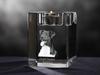 Danish Swedish Farmdog – Candle holder with dog photo, crystal tealight holder | Art-Dog