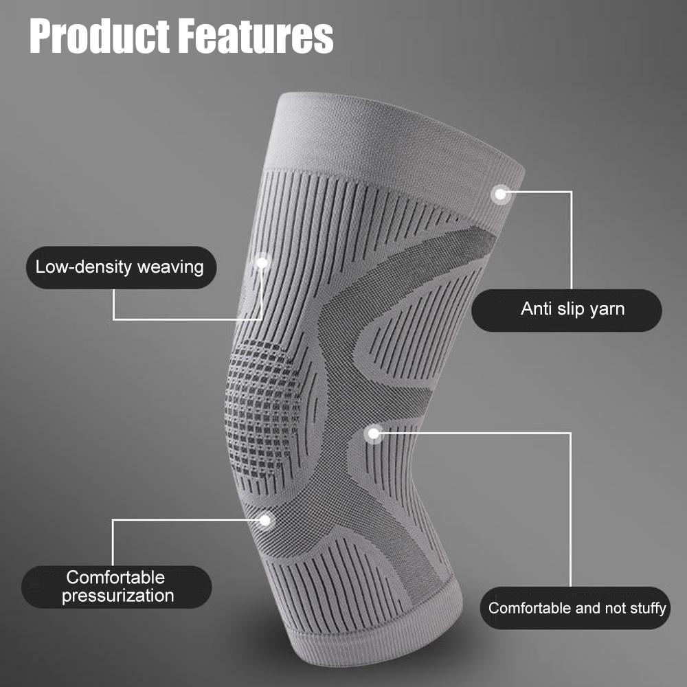 1Pair  Knee Brace Compression Sleeve For Knee Pain Support Arthritis Relief Unisex Knee Pain Relief Brace For Active Lifestyle