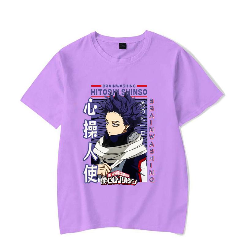 Nové tričko Anime Shinso Hitoshi Potisk Tričko Unisex Letní Ležérní O-výstřih Dámské Oblečení Krátký Rukáv