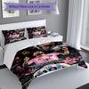 Messi Lionel Messi Goat Soccer Legend Personalized Name Bedding Set,Smooth Bed Linen for Bedroom Decor,Perfect Souvenir Gift for Soccer Lovers,Microfi