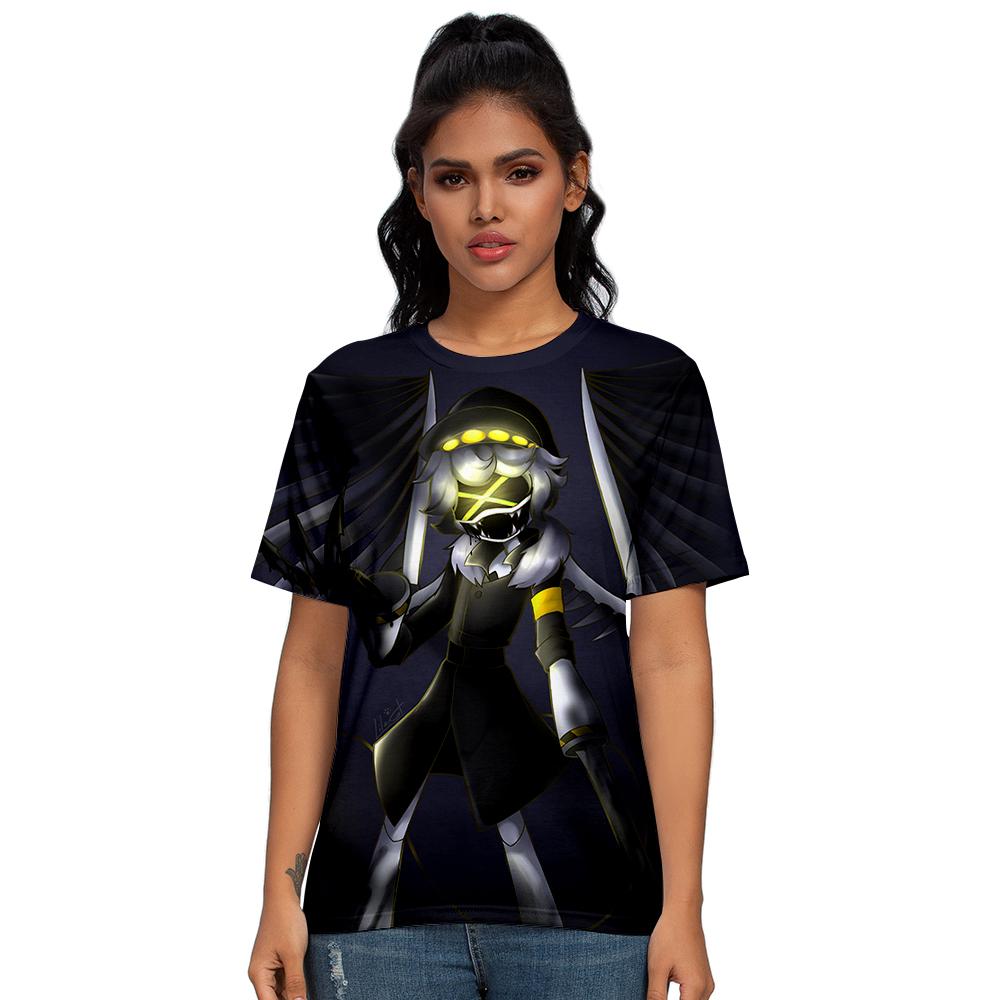 Murder Drones Anime Women Men's T-shirts Graphic Shirt Cartoon Printed O-Neck Oversized Short Sleeves Fashion Mens Clothing Streetwear