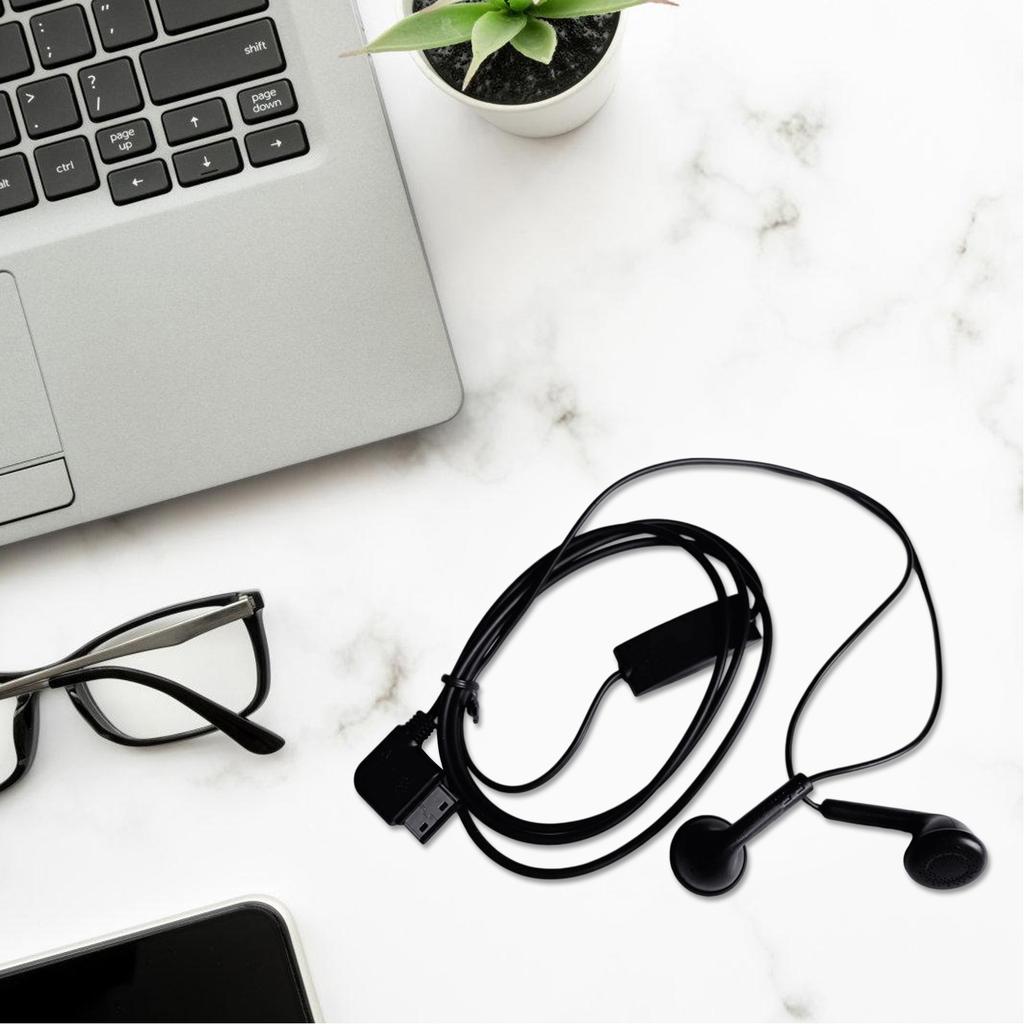 Flat Port Earbud Headphones Cord in-Ear Earphone with Microphone Earpiece for G600 D800 Smartphone Accessories
