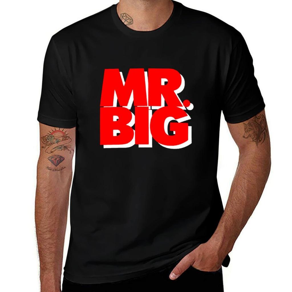 Best Selling Logo Mr Big Rock Band Tshirt Daily Wear Plain Short Sleeve Shirt Tshirt