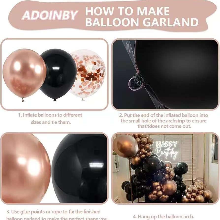 Balloon Set Summer Dopamine Color Scheme Balloon Color Latex Scene Arrangement Balloon Set