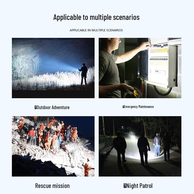 MOTIE High-Power Rechargeable Searchlight