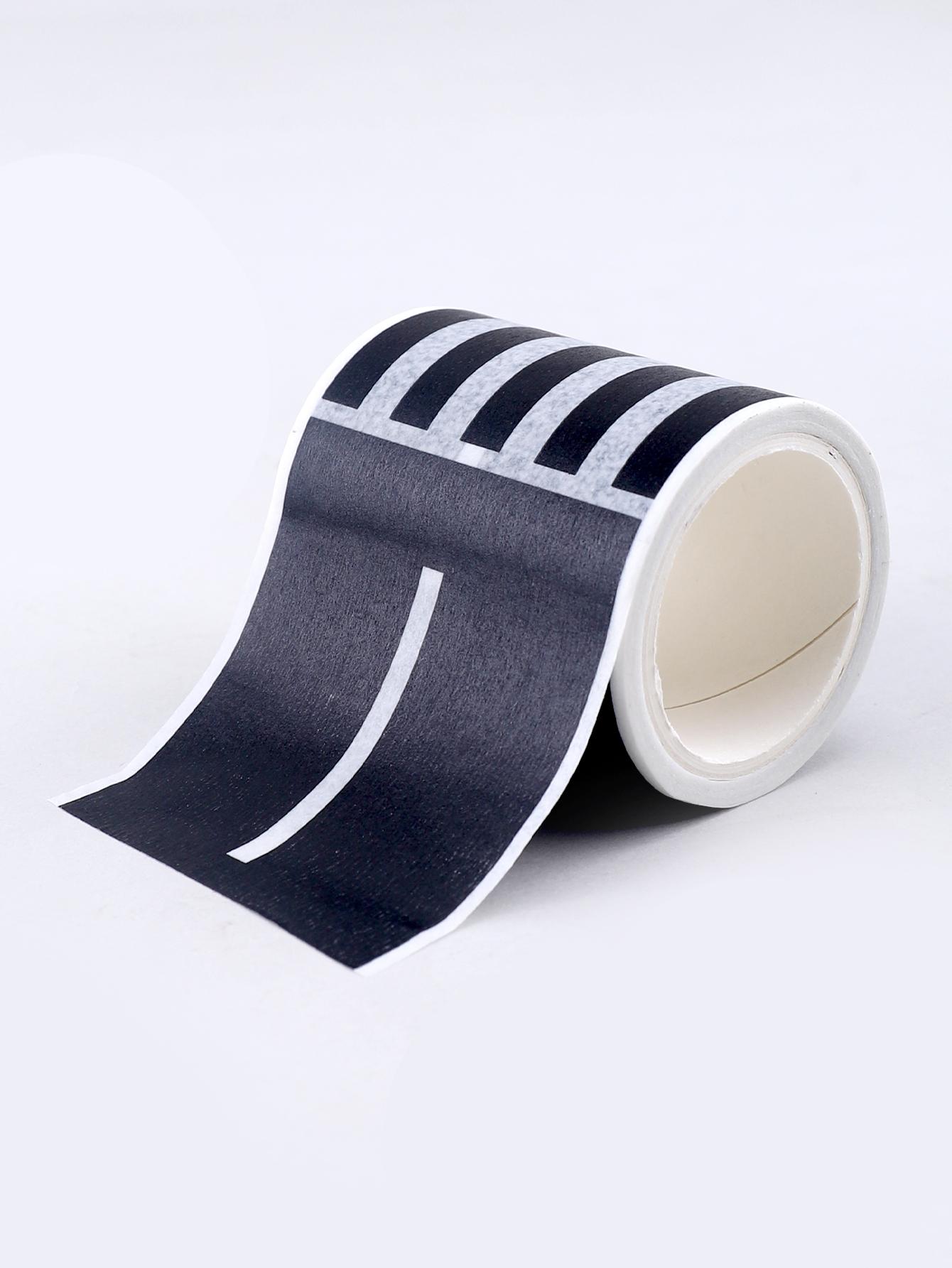 

1pc Traffic Road Washi Tape Transportation-Themed Masking Tapes Decorations,Scrapbooking Supplies Stationery Washi Tapes