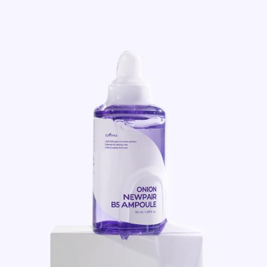 Isntree Onion New Fair B5 Ampoule 50ml giveaway plan (+ 20 ml gel cream + 2 pads)