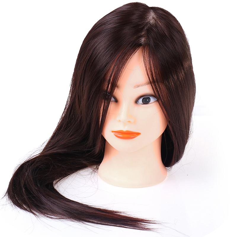 New-Professional Mannequin Head Human Hair Barber