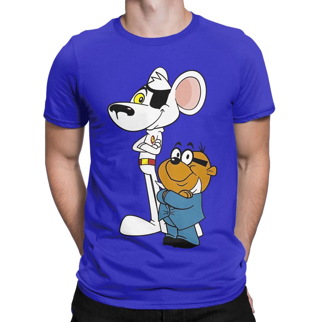 my penfriends Novelty 100 Cotton TShirt Danger Mouse Tops Tees For Unisex