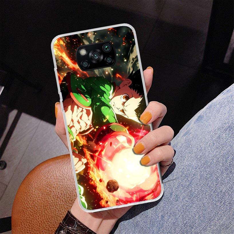 Huner X-Hunters Gon Phnoe Case for Xiaomi Poco X5 X6 X7 Pro X4 Gt F7 Ultra M8 M7 Redmi 15C 15 13C 13 12C 12 Unique Cover Coque P