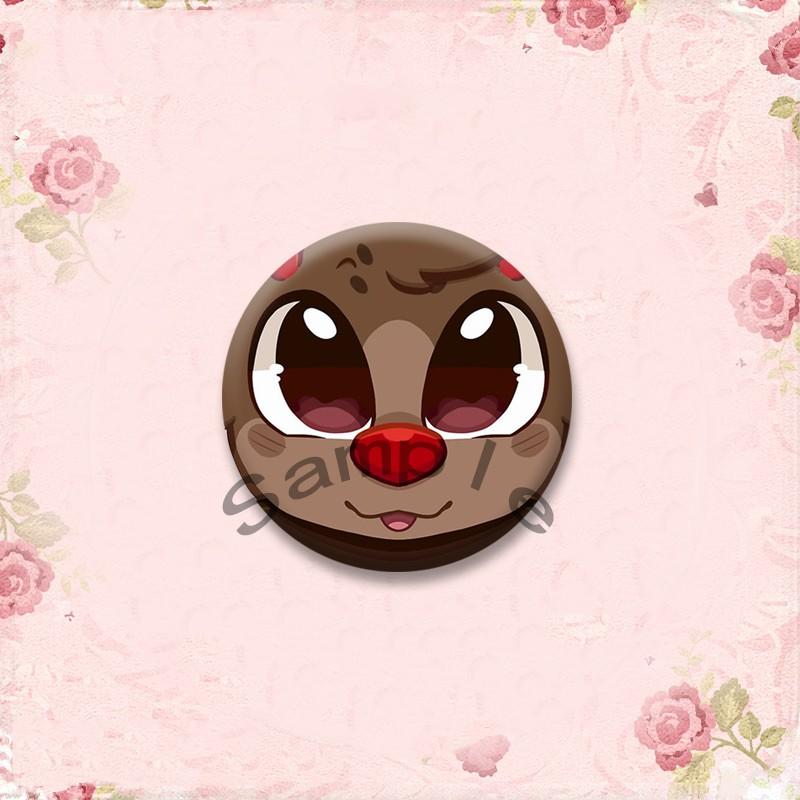 Game Peripheral Characters Brooches on Clothes Pebble Shelly Bobette Vee Cartoon Badge Collectible Lapel Pins Fans Jewelry Gifts