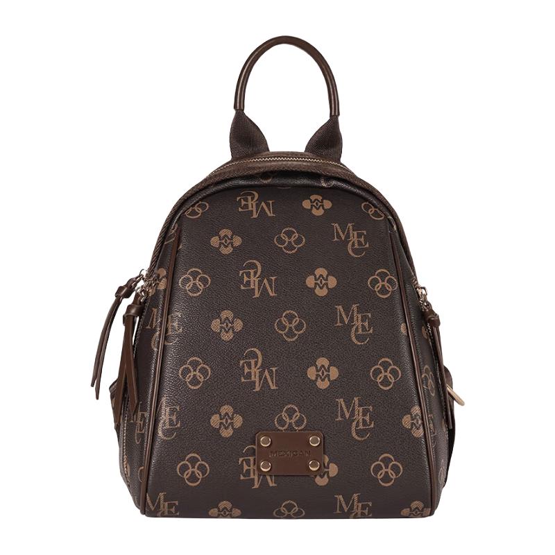 Straw Hat Women s Retro Print Casual Backpack