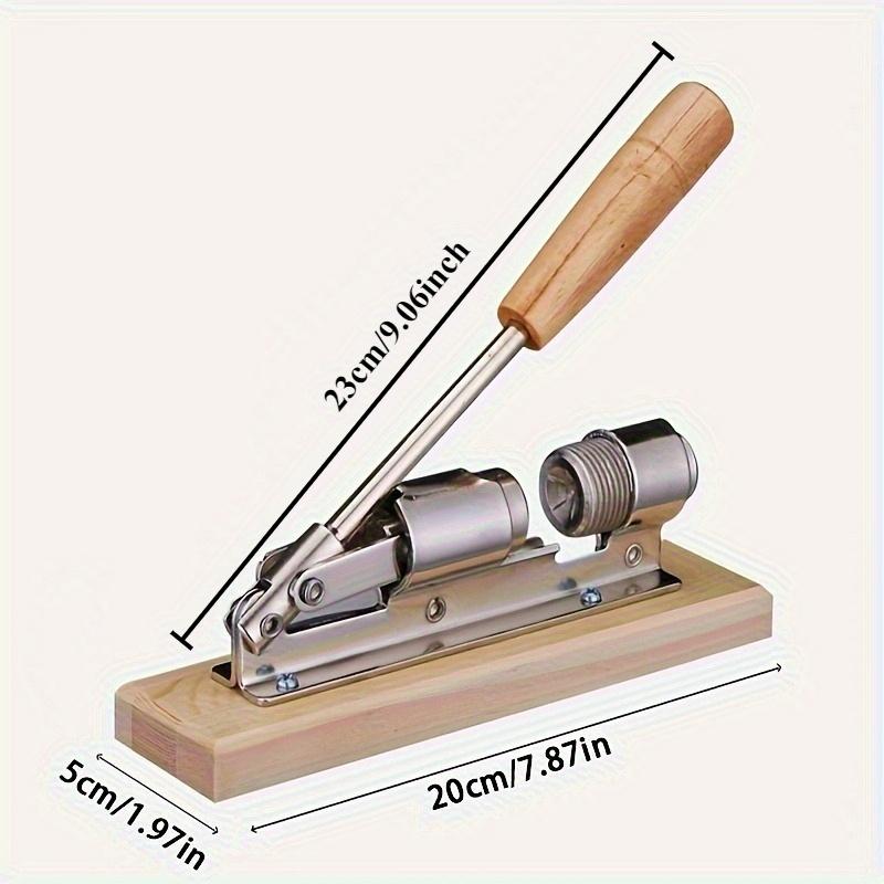 Heavy Duty Stainless Steel Nut Cracker with Efficient Lever Mechanism Powerful Crushing Mechanism for Walnuts,Hazelnuts,Almonds,Christmas Gifts
