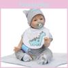 Lebensechte 22-Zoll Realistische Reborn Baby Jungenpuppe Aus Weichem Vinyl-Silikon Für Kleinkinder