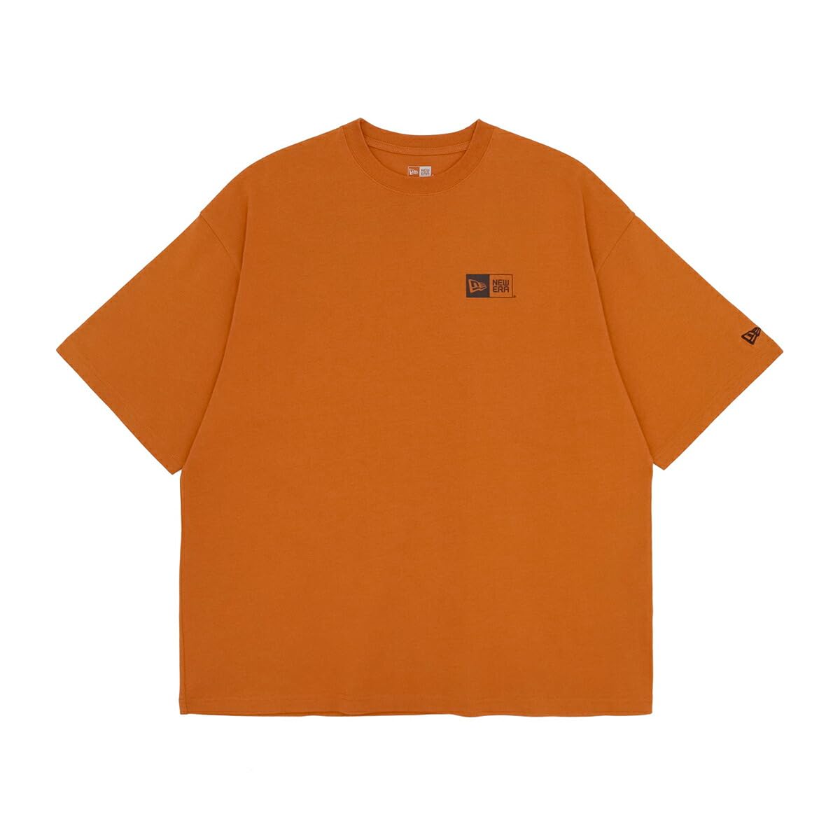 

New Era Хлопковая футболка оверсайз с коротким рукавом 14683893 NER33A7858 Последний оранжевый L Логотип-бокс Эксклюзивная одежда ONSPOTZ Оверсайз Унисекс Уличная одежда Крутой наряд