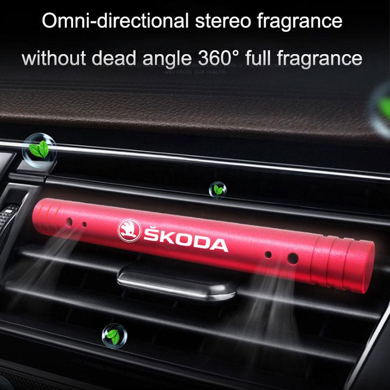 WUM1 Perfumy do nawiewu samochodu Odświeżacz powietrza do samochodu Zapach Smak Aromat Do Skoda octavia 3 2 superb 3 kodiaq Fabia Kamiq Karoq Akcesoria