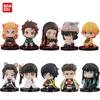 15 Style/Set Q Version Demon Slayer Sitting Ghost Doll Tanjiro Nidouzi Inosuke Zenizu Figure Action Figure Movie Model Toys Doll