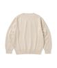 CUZNELLO Soft Saddle Crewneck Knit_Oatmeal