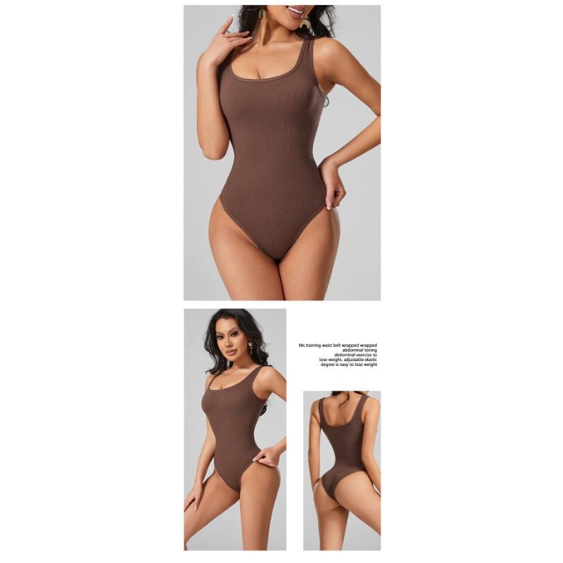 Seamless Workout Yoga Bodysuit Tummy Control Slimming One Piece
