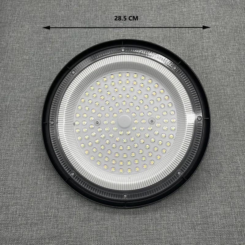 

100 Вт 150 Вт 200 Вт супер яркий светодиодный светильник UFO HighBay 85-265 В водонепроницаемый коммерческий промышленный рынок склад гараж мастерская лампа No plug