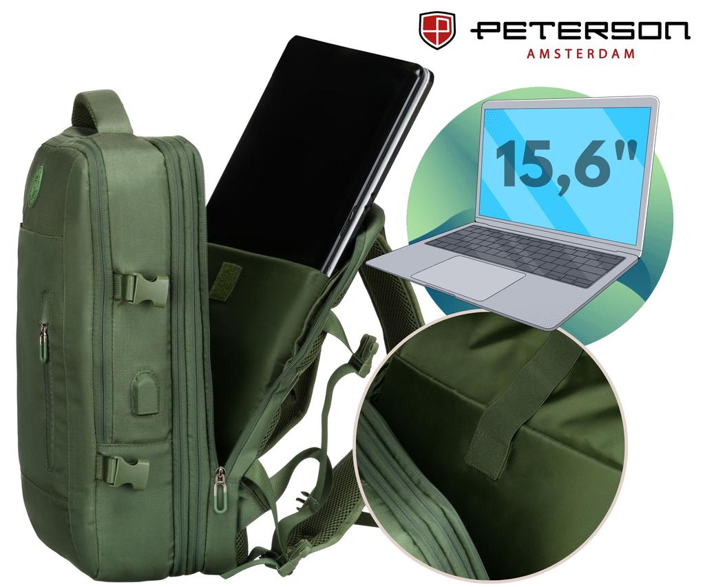 PTN 24421-5111 Green Travel Backpack