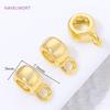5/10Pcs Brass Pendant Bail Connectors 18K Gold Plated Spacer Beads Bail For Jewelry Making,DIY Necklace Making Accessories