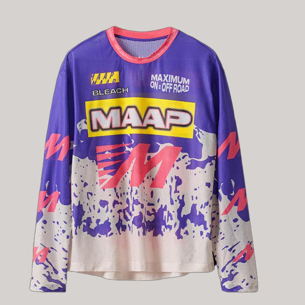 

Limited Edition Cycling Jersey Motorcycle Long Sleeve Clothes Bicycle MTB T-Shirt Men Downhill Racing Mountain Bike BMX L коричний
