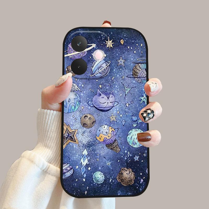 Dla Oppo A5 Pro 5G Miękkie Etui Kwiaty Moda Silikonowe TPU Zderzak Telefonu Pokrowiec Dla Oppo A 5 Pro 5G Urocze Ochronne Etui Fundas