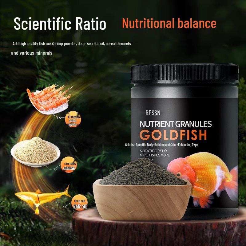 BESSN Schwimmende Goldfischpellets für Ranchu & Löwenkopffische