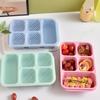 Lunch Box with Lid Five-Compartment Design Convenient Healthy Odorless Food Storage Containers for Snacks And Fruits
