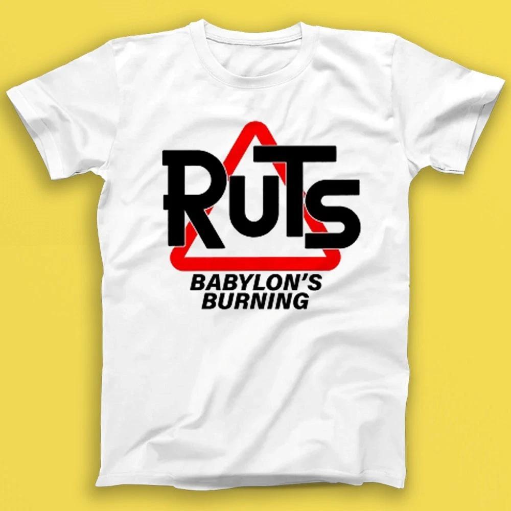 The Ruts Babylon s Burning Punk Rock Music Gift Tee Tshirt T2084 S