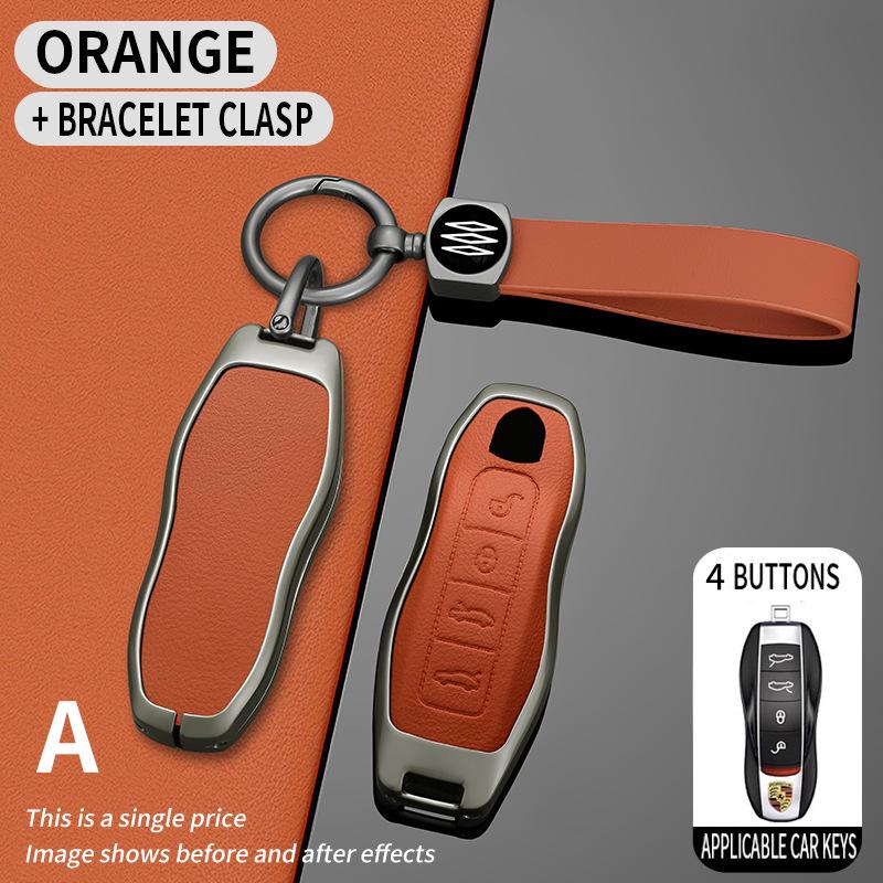 Compatible Key Shells for Porsche: New Cayenne, Macan, 911, Panamera, 718, Taycan Keychains